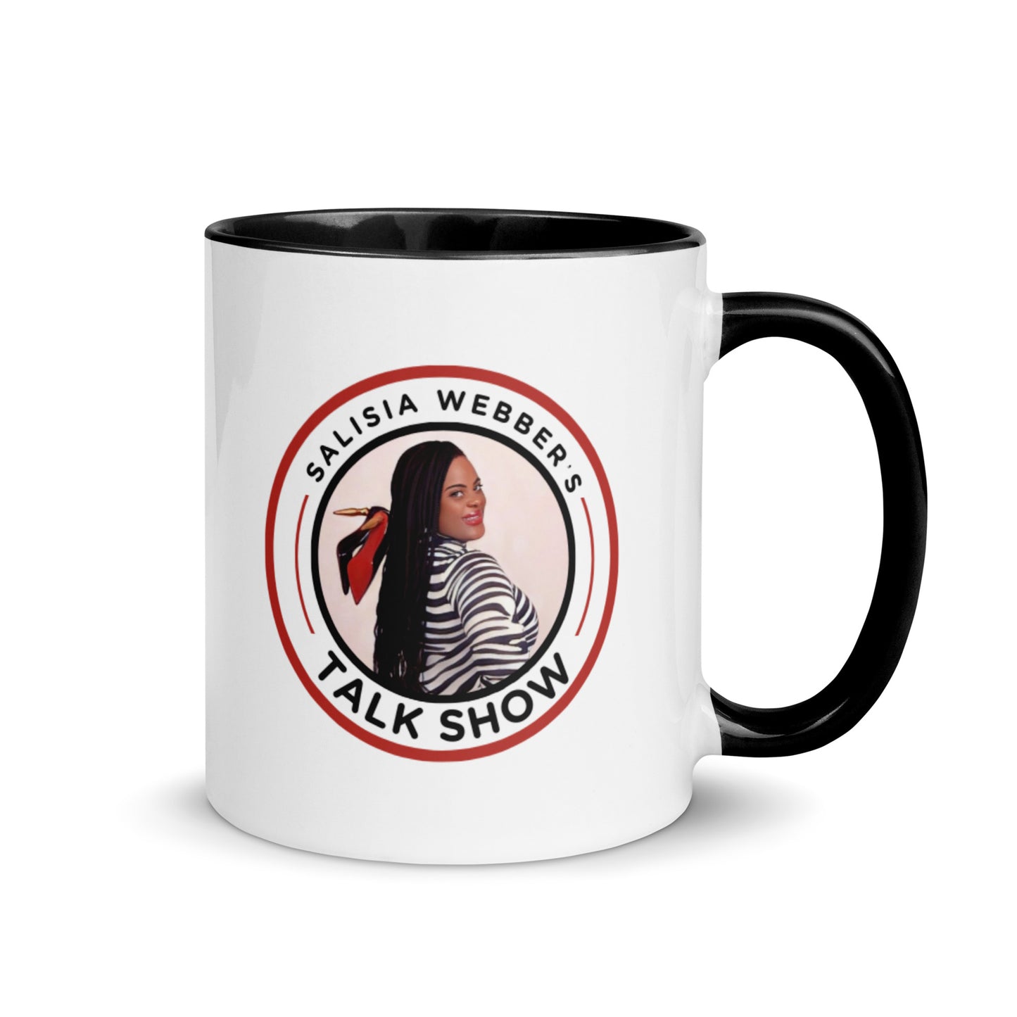 The Salisia Webber Talk Show Mug with Color Inside