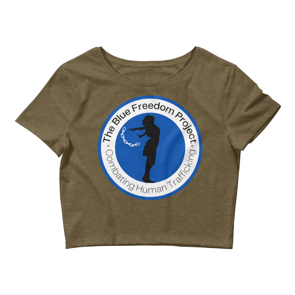 Blue Freedom Project Women’s Crop Tee