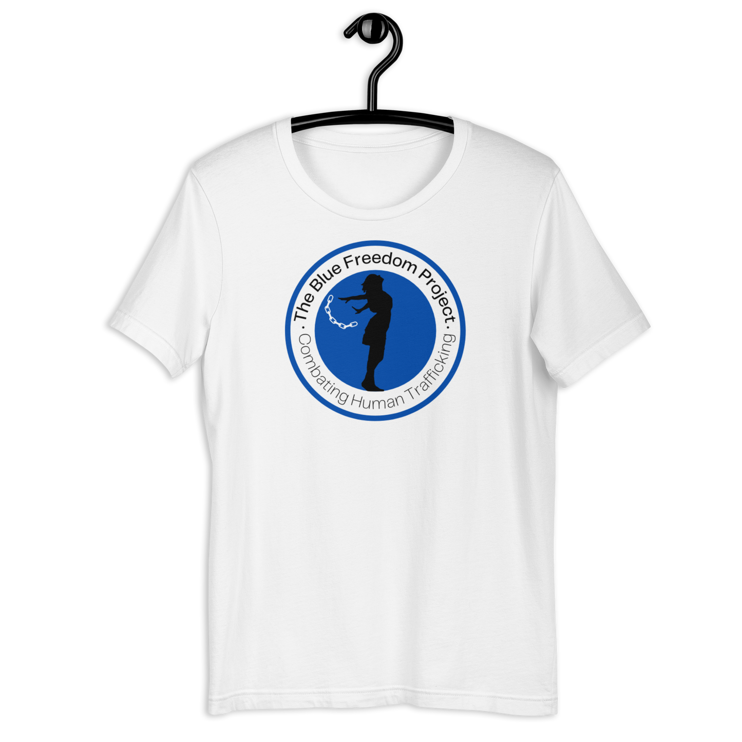 Blue Freedom Project, Printed Logo, Unisex T-Shirt