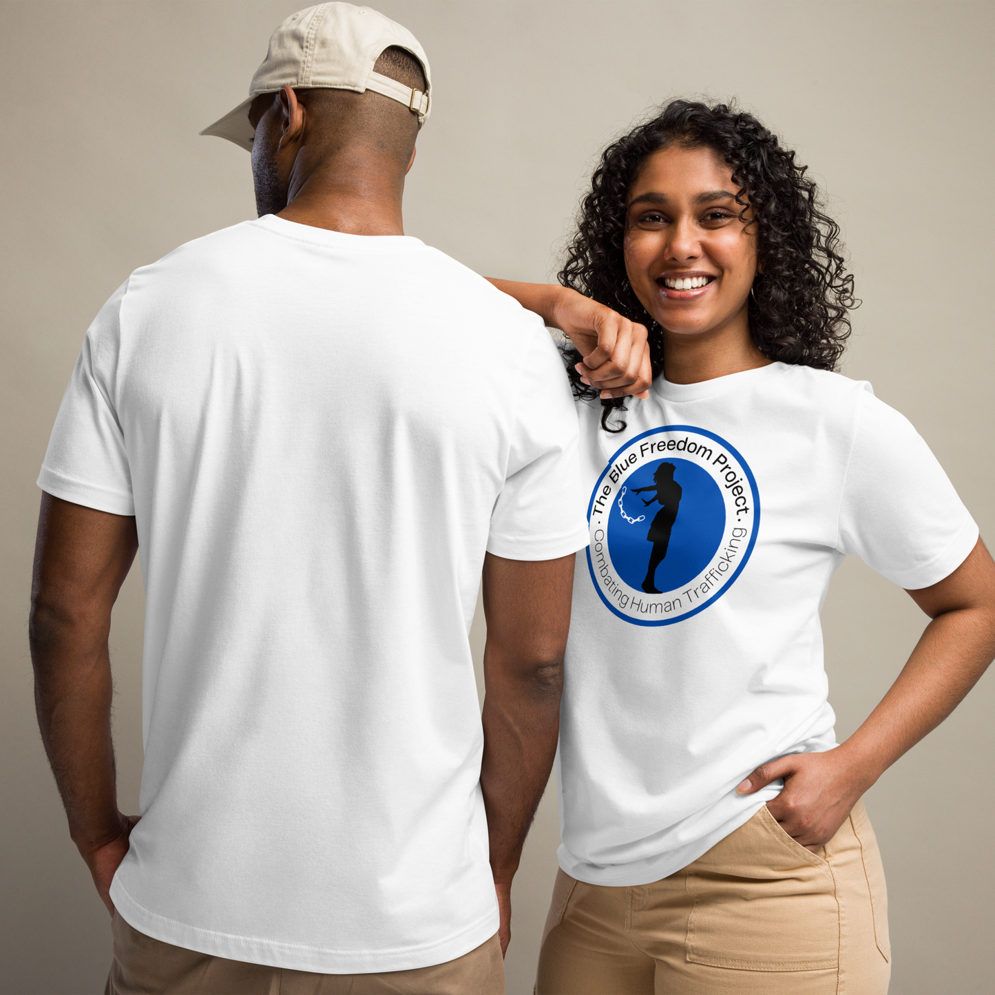 Blue Freedom Project, Printed Logo, Unisex T-Shirt