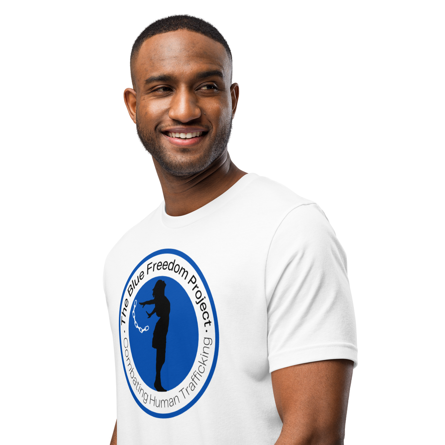 Blue Freedom Project, Printed Logo, Unisex T-Shirt