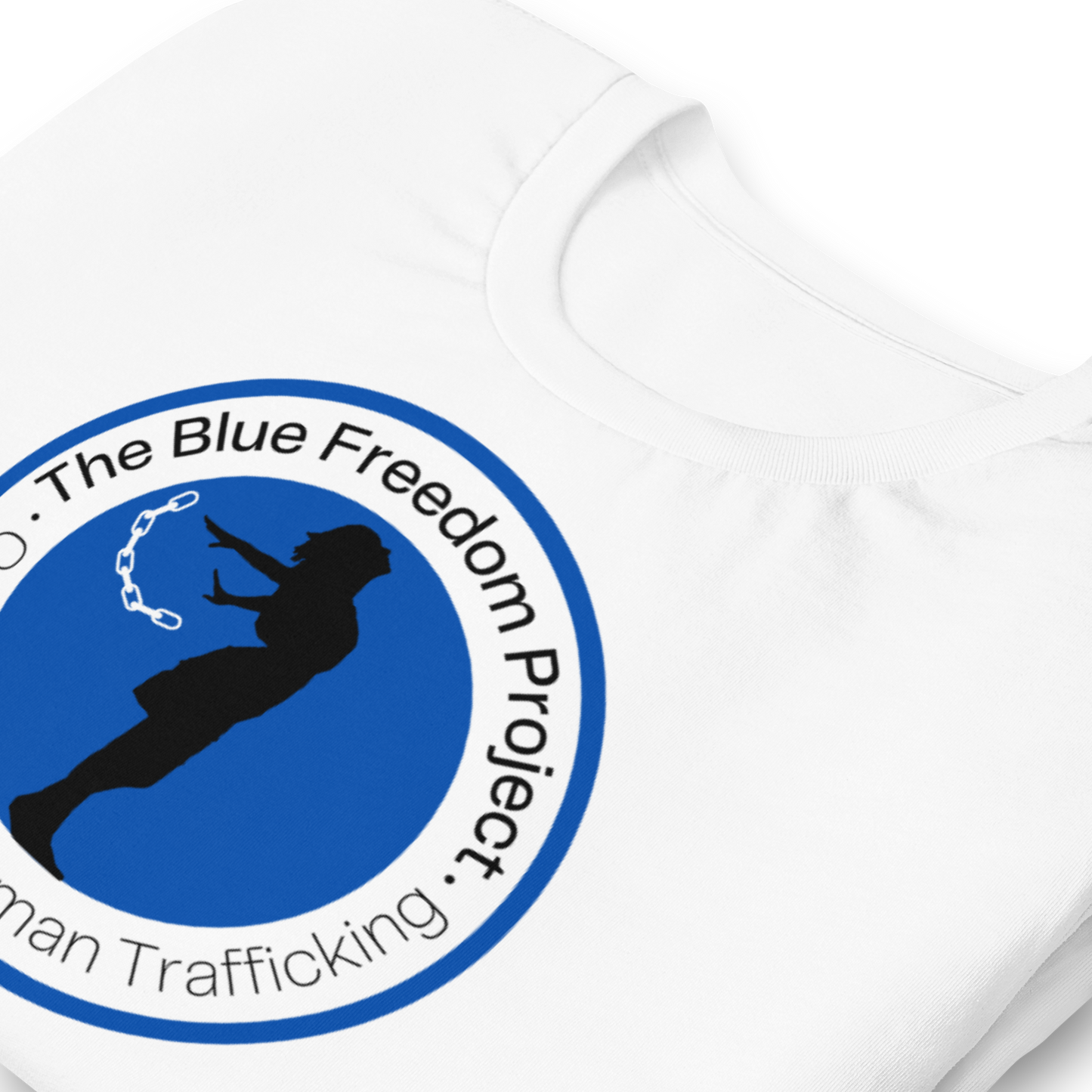 Blue Freedom Project, Printed Logo, Unisex T-Shirt